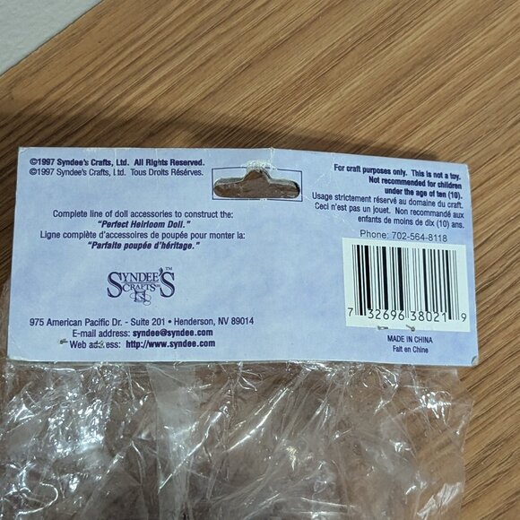 Vintage Syndees  Doll Making Kit NEW - Picture 6 of 6